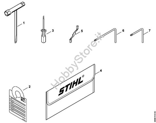 Attrezzi, accessorio a richiesta Motoseghe a benzina (MS) MS 151 TC-E della marca STIHL