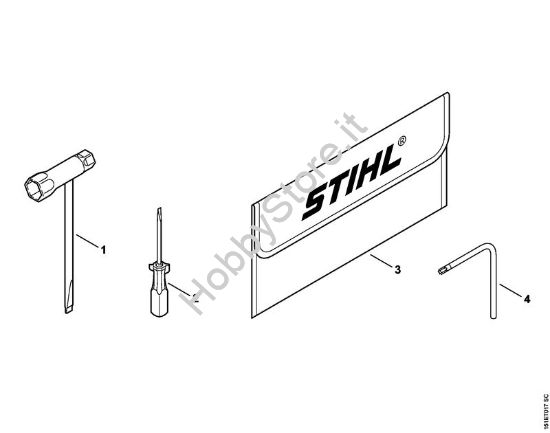 Attrezzi, accessorio a richiesta Motoseghe a benzina (MS) MS 192 C-E della marca STIHL
