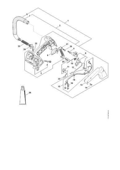 Picture of Corpo impugnatura MS 192 TC-E