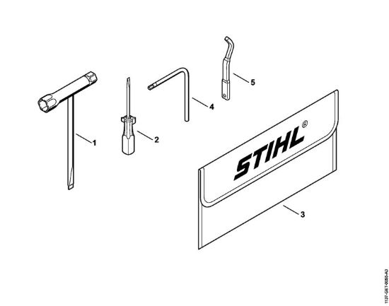Attrezzi, accessorio a richiesta Motoseghe a benzina (MS) MS 193 C-E della marca STIHL