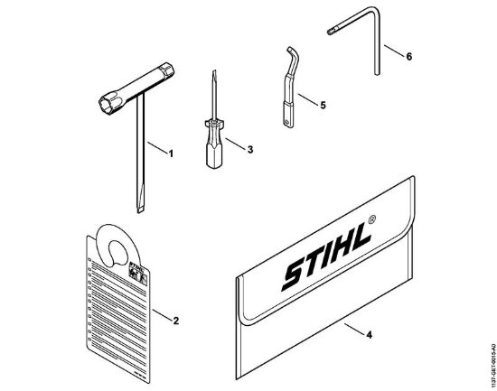 Attrezzi, accessorio a richiesta Motoseghe a benzina (MS) MS 194 TC-E della marca STIHL