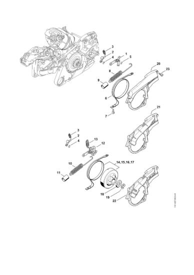 Picture of Freno catena MS 261 C-BE