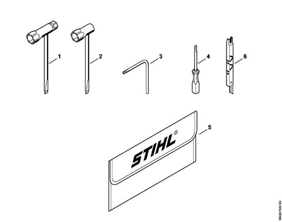Attrezzi, accessorio a richiesta Motoseghe a benzina (MS) MS 261 C-Q della marca STIHL
