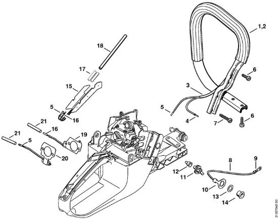 Riscaldamento Motoseghe a benzina (MS) MS 361-VW della marca STIHL