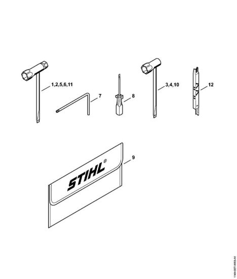Attrezzi, accessorio a richiesta Motoseghe a benzina (MS) MS 362-VW della marca STIHL