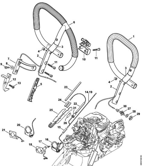 Riscaldamento Motoseghe a benzina (MS) MS 362-VW della marca STIHL