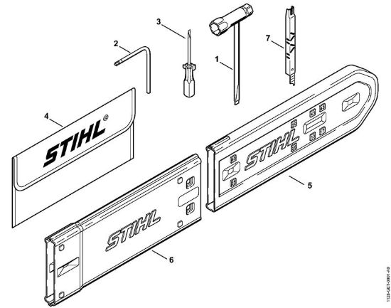 Attrezzi, accessorio a richiesta Motoseghe a benzina (MS) MS 460-Z Magnum della marca STIHL