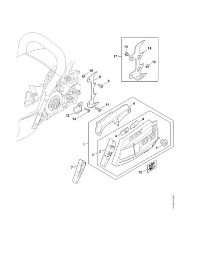 Picture of Coperchio rocchetto catena MS 462 C-M VW