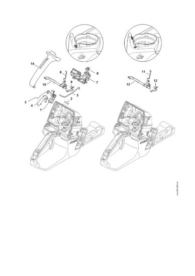 Picture of Comando gas MS 651