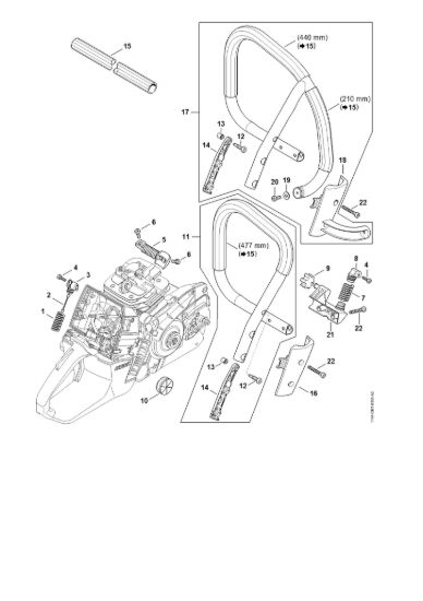 Picture of Sistema AV, Manico tubolare MS 651