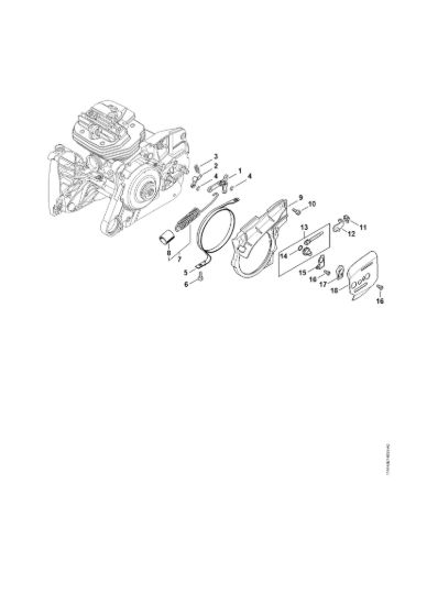 Picture of Freno catena, Dispositivo tendicatena MS 661 C-M