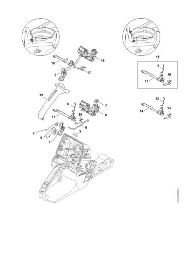 Picture of Comando gas MS 661 C-M W
