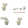 Raccordo curvo in Nylon filetto 1" 1/2 (diam. 40 mm)