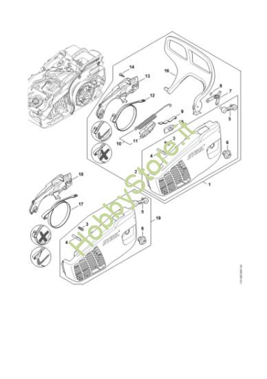 Picture of Coperchio rocchetto catena MS 194 T