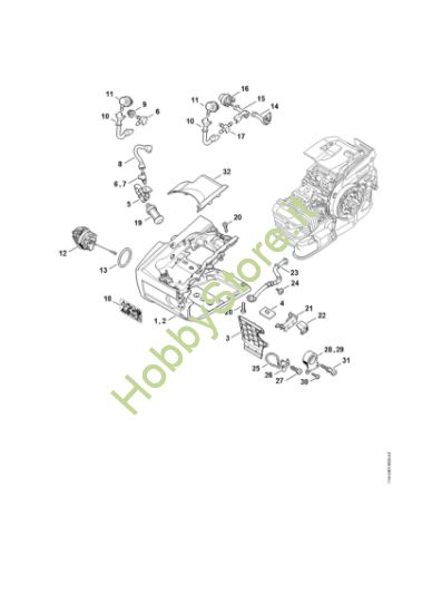 Picture of Corpo serbatoio MS 201 TC-E