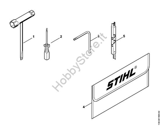 Attrezzi, accessorio a richiesta Motoseghe a benzina (MS) MS 211 della marca STIHL