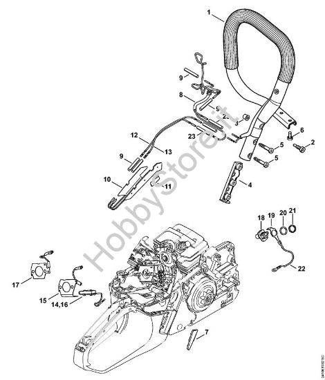 Riscaldamento Motoseghe a benzina (MS) MS 241 C-M VW della marca STIHL