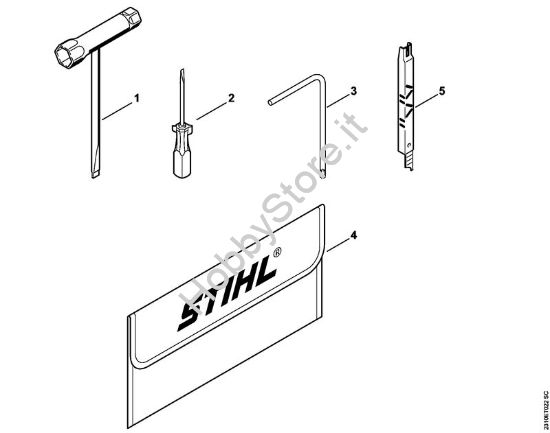 Attrezzi, accessorio a richiesta Motoseghe a benzina (MS) MS 251 della marca STIHL
