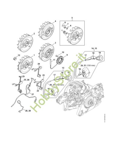 Picture of Impianto di accesione, Fascio di cavi MS 261 C-M