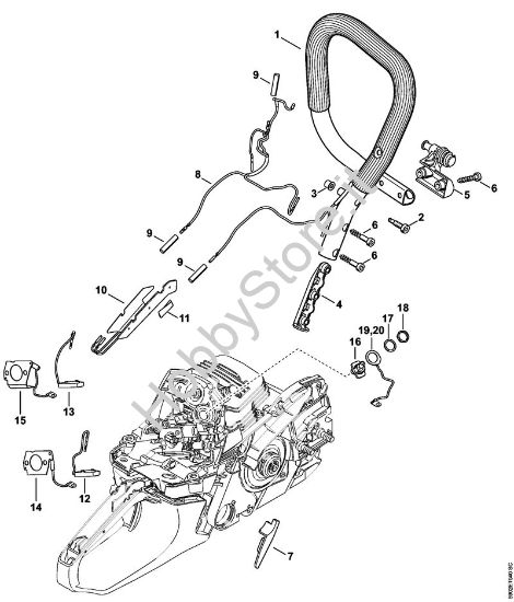 Riscaldamento Motoseghe a benzina (MS) MS 261 C-M VW della marca STIHL
