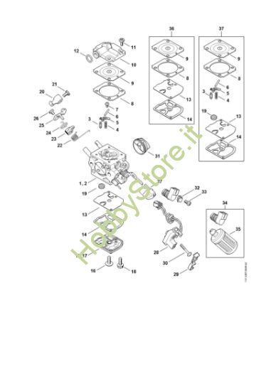 Picture of Carburatore 1141/30, 1141/34 MS 261 C-MQ