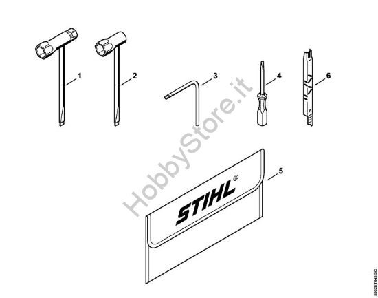 Attrezzi, accessorio a richiesta Motoseghe a benzina (MS) MS 261-VW della marca STIHL