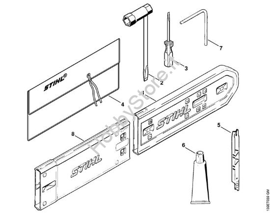 Attrezzi, accessorio a richiesta Motoseghe a benzina (MS) MS 270 della marca STIHL
