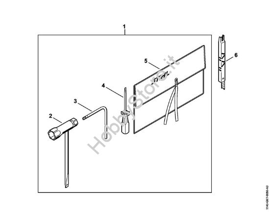 Attrezzi, accessorio a richiesta Motoseghe a benzina (MS) MS 311-Z della marca STIHL