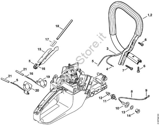 Riscaldamento Motoseghe a benzina (MS) MS 361-W della marca STIHL