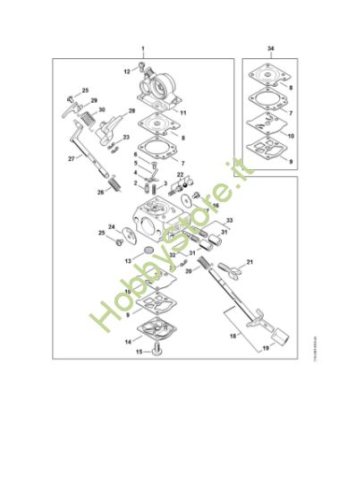 Picture of Carburatore WTE-22 MS 362