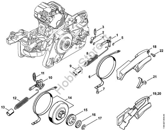 Freno catena Motoseghe a benzina (MS) MS 362 C-M della marca STIHL