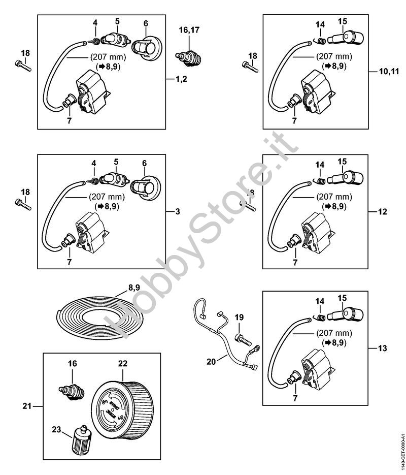 Modulo Di Accensione Originale Stihl Per Motosega MS362, MS362C - Foto 12