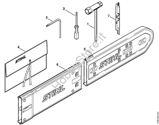 Attrezzi, accessorio a richiesta Motoseghe a benzina (MS) MS 440-W della marca STIHL