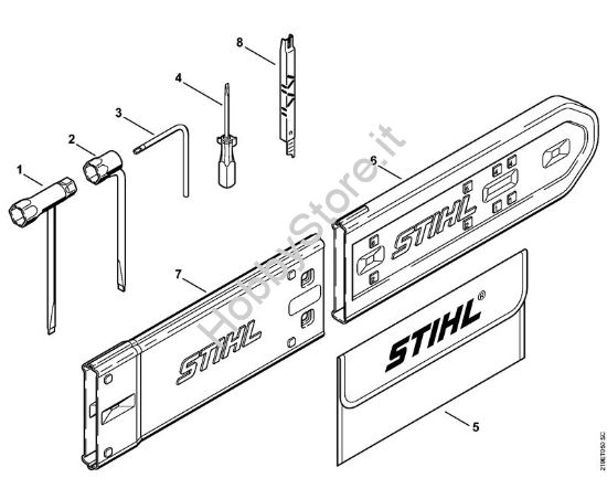 Attrezzi, accessorio a richiesta Motoseghe a benzina (MS) MS 441 C-M della marca STIHL