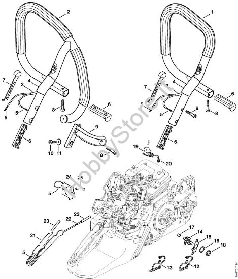 Riscaldamento Motoseghe a benzina (MS) MS 441-W della marca STIHL