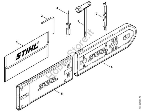 Attrezzi, accessorio a richiesta Motoseghe a benzina (MS) MS 460 della marca STIHL