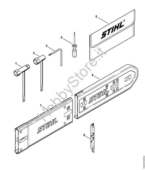 Attrezzi, accessorio a richiesta Motoseghe a benzina (MS) MS 461-Z della marca STIHL