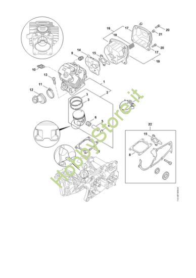 Picture of Cilindro, silenziatore MS 462