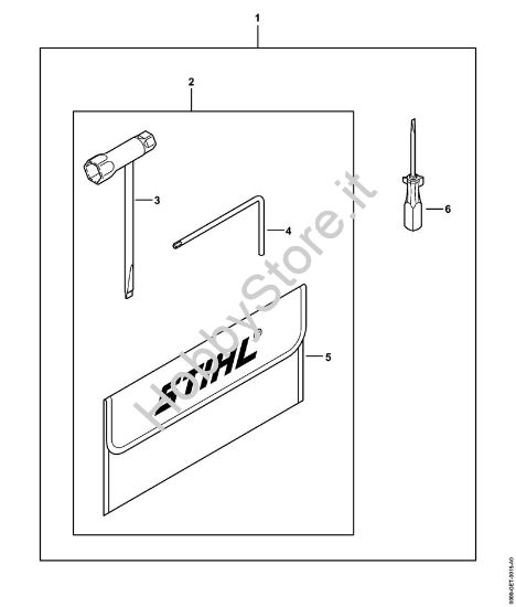Attrezzi, accessorio a richiesta Motoseghe a benzina (MS) MS 462 C-M della marca STIHL