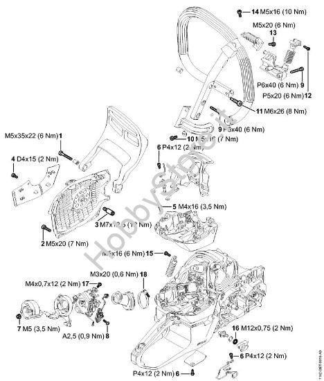 Coppie di serraggio Motoseghe a benzina (MS) MS 462 C-M R RettungssÃ¤ge della marca STIHL