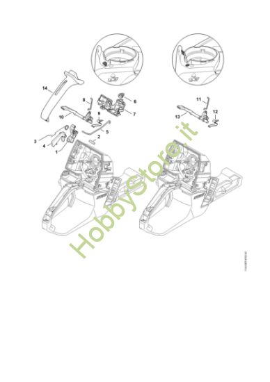 Picture of Comando gas MS 651-R