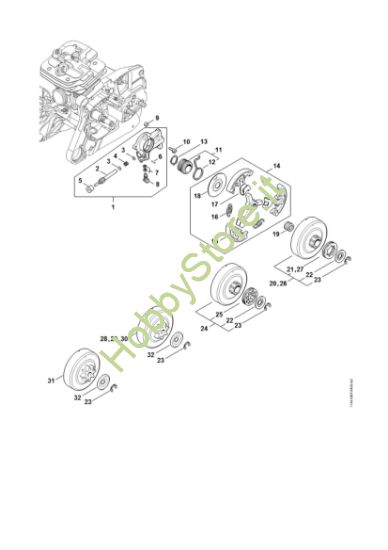 Picture of Pompa olio, frizione MS 651-R