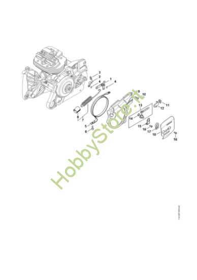 Picture of Freno catena, Dispositivo tendicatena MS 661 C-M