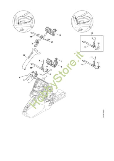 Picture of Comando gas MS 661 C-M W