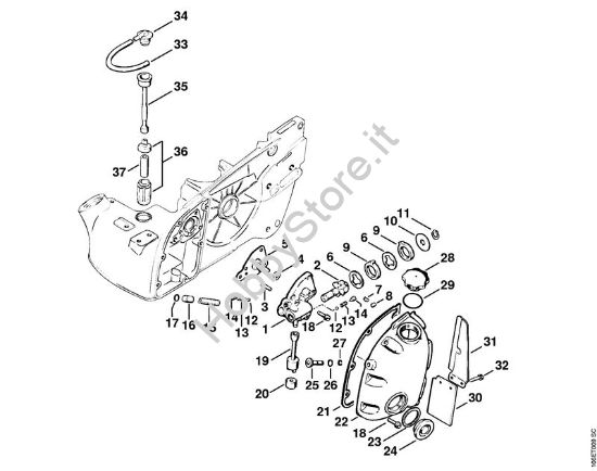 Pompa olio Motoseghe a benzina (MS) MS 720 della marca STIHL