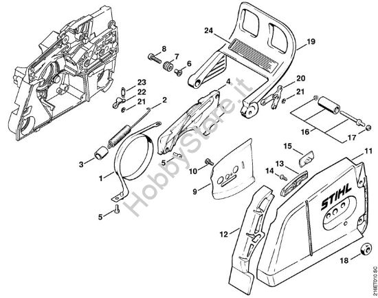 Freno catena Motoseghe a benzina (MS) MS 780-R della marca STIHL
