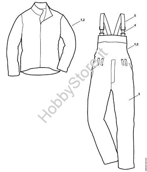 Salopette e pantaloni da lavoro ADVANCE Spranghe di guida - della marca STIHL