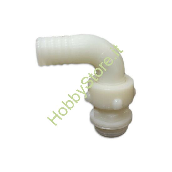 Raccordo curvo in Nylon filetto 1" 1/2 (diam. 40 mm)