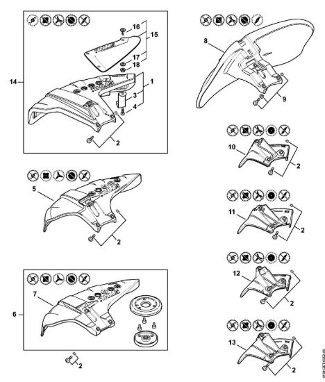 Riparo Decespugliatori (FS) FS 311 della marca STIHL