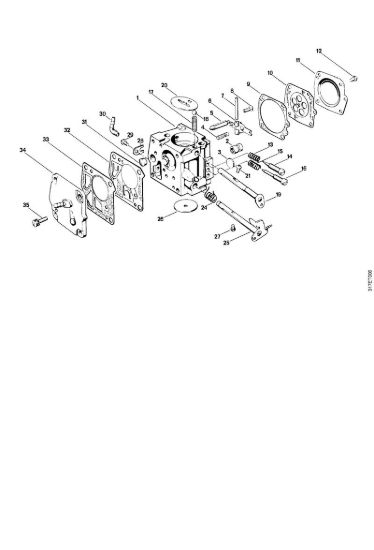 Carburatore Decespugliatori (FS) FS 410 (4110) della marca STIHL